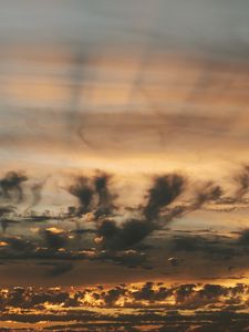 Preview wallpaper clouds, sky, sunset, twilight