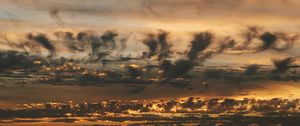 Preview wallpaper clouds, sky, sunset, twilight