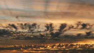 Preview wallpaper clouds, sky, sunset, twilight