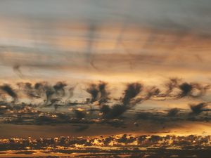 Preview wallpaper clouds, sky, sunset, twilight