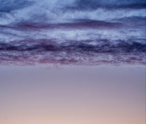 Preview wallpaper clouds, sky, sunset, gradient, beautiful