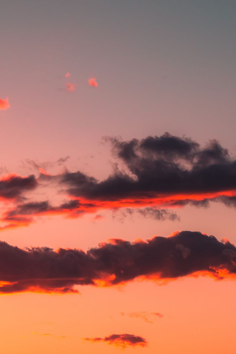 Download Wallpaper 800x1200 Clouds Sky Sunset Beautiful Iphone 4s4