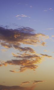 Preview wallpaper clouds, sky, sunset, beautiful, evening