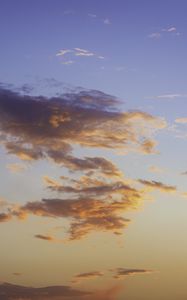 Preview wallpaper clouds, sky, sunset, beautiful, evening