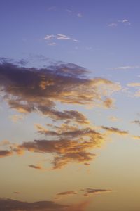 Preview wallpaper clouds, sky, sunset, beautiful, evening