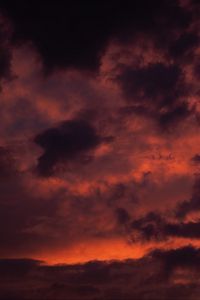 Preview wallpaper clouds, sky, sunset, dusk, pink