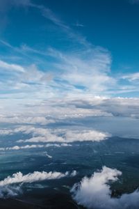 Preview wallpaper clouds, sky, top view