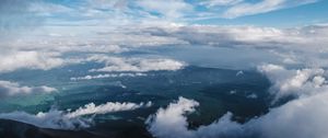 Preview wallpaper clouds, sky, top view