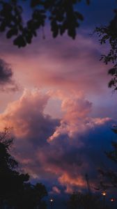 Preview wallpaper clouds, sky, twilight, dark, evening
