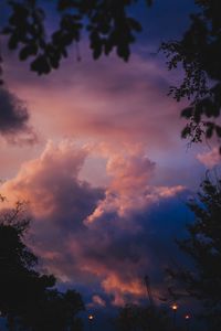 Preview wallpaper clouds, sky, twilight, dark, evening