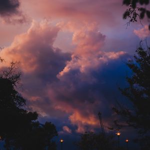 Preview wallpaper clouds, sky, twilight, dark, evening
