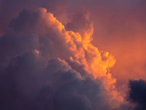 Preview wallpaper clouds, sky, twilight, light