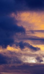 Preview wallpaper clouds, sky, twilight, blue