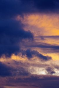 Preview wallpaper clouds, sky, twilight, blue