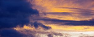 Preview wallpaper clouds, sky, twilight, blue