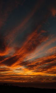 Preview wallpaper clouds, sky, twilight, nature, dark