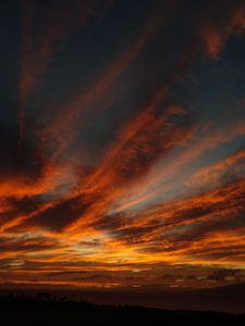 Preview wallpaper clouds, sky, twilight, nature, dark