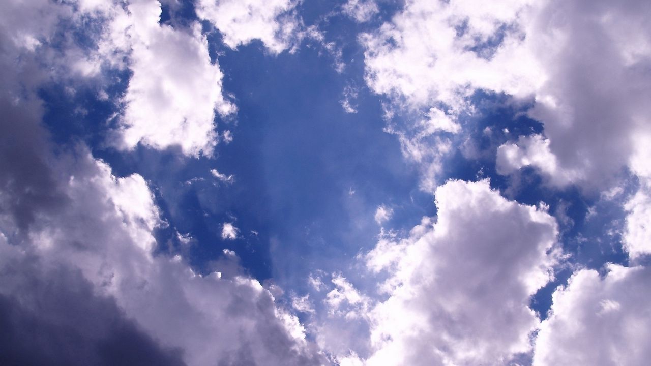 Wallpaper clouds, sky, white, blue, light