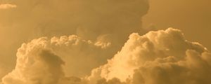 Preview wallpaper clouds, sky, yellow