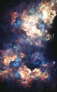 Preview wallpaper clouds, spots, glare, light, abstraction