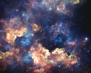 Preview wallpaper clouds, spots, glare, light, abstraction