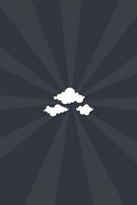 Preview wallpaper clouds, strips, vector