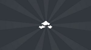 Preview wallpaper clouds, strips, vector
