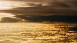 Preview wallpaper clouds, sunlight, aerial view, sky, overview