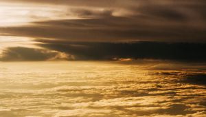 Preview wallpaper clouds, sunlight, aerial view, sky, overview