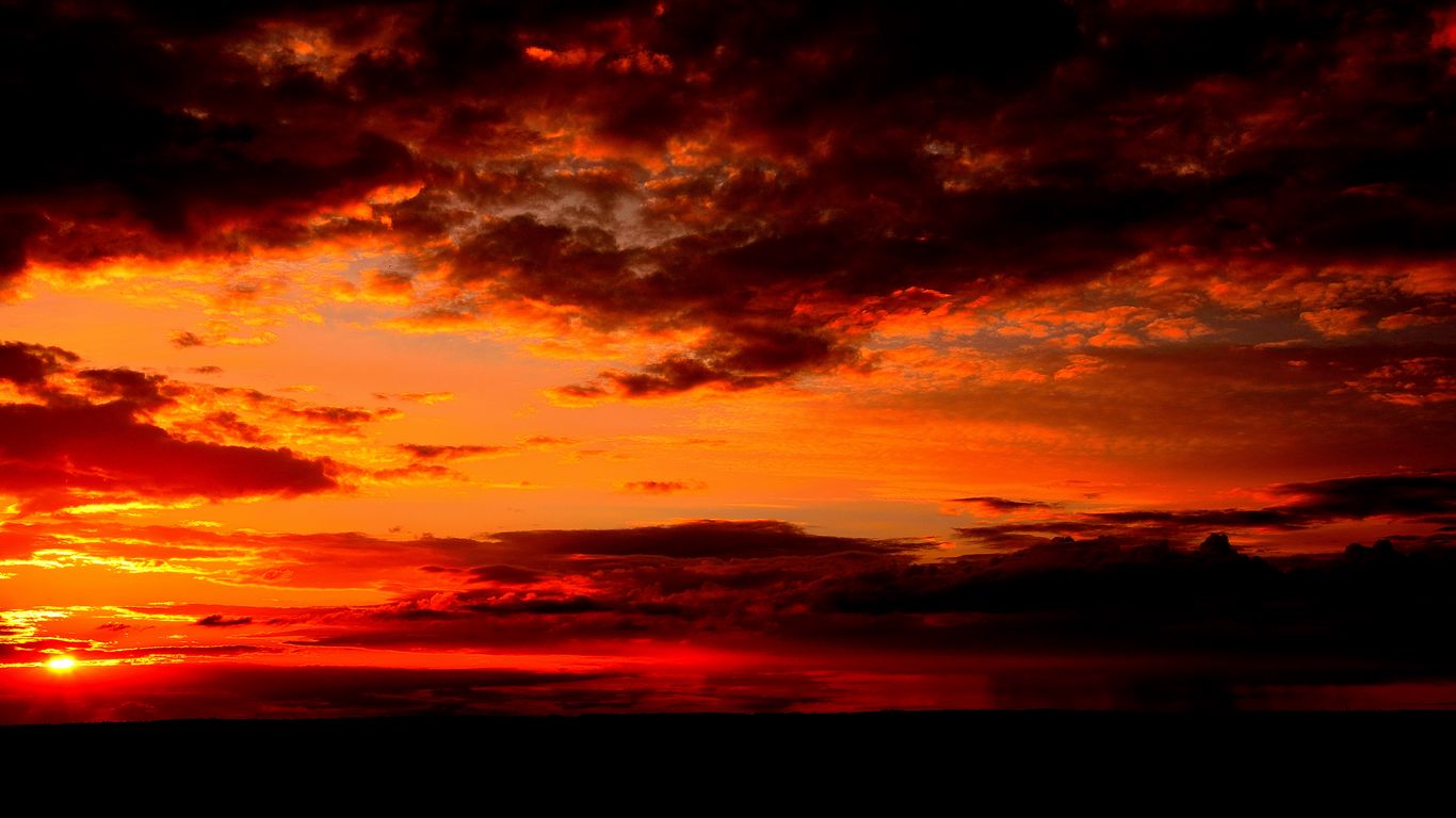 Sunset Windows 10 Wallpaper - Minimalistic 1366x768 Wallpapers in 2023