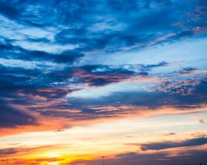 Preview wallpaper clouds, sunset, sky