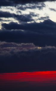 Preview wallpaper clouds, sunset, sky