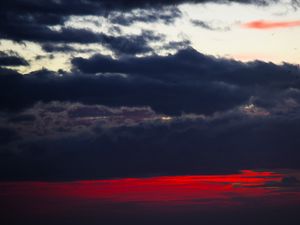 Preview wallpaper clouds, sunset, sky