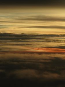 Preview wallpaper clouds, sunset, sky, dusk