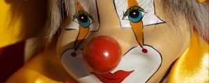 Preview wallpaper clown, circus, mask, doll