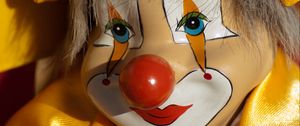 Preview wallpaper clown, circus, mask, doll