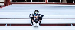 Preview wallpaper clown, mask, alone, sad