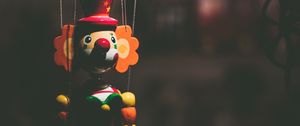 Preview wallpaper clown, toy, marionette