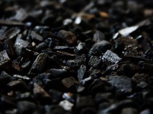 Preview wallpaper coal, carbon, black, stones