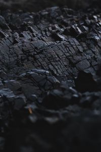 Preview wallpaper coal, surface, macro, blur, black