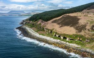 Preview wallpaper coast, island, sea, landscape