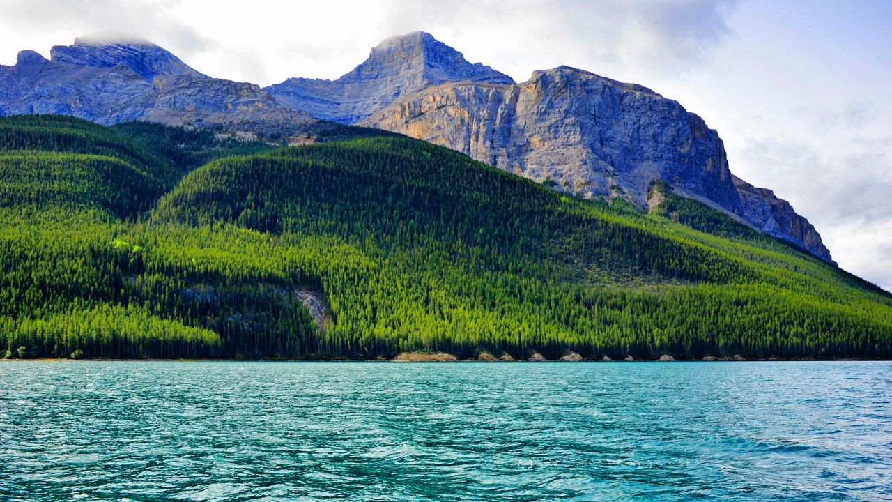 Wallpaper coast, mountains, sea, nature, landscape