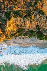 Preview wallpaper coast, ocean, aerial view, malibu, usa