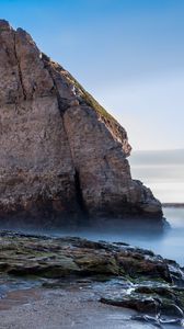 Preview wallpaper coast, rock, sea, landscape