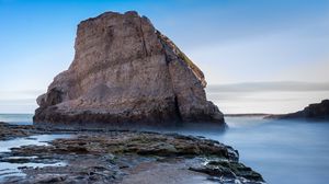 Preview wallpaper coast, rock, sea, landscape