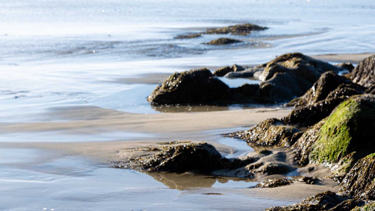 Wallpaper coast, rocks, sea, landscape, nature