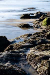 Preview wallpaper coast, rocks, sea, landscape, nature