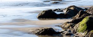 Preview wallpaper coast, rocks, sea, landscape, nature