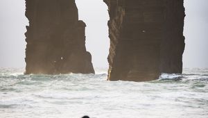 Preview wallpaper coast, rocks, sea, water