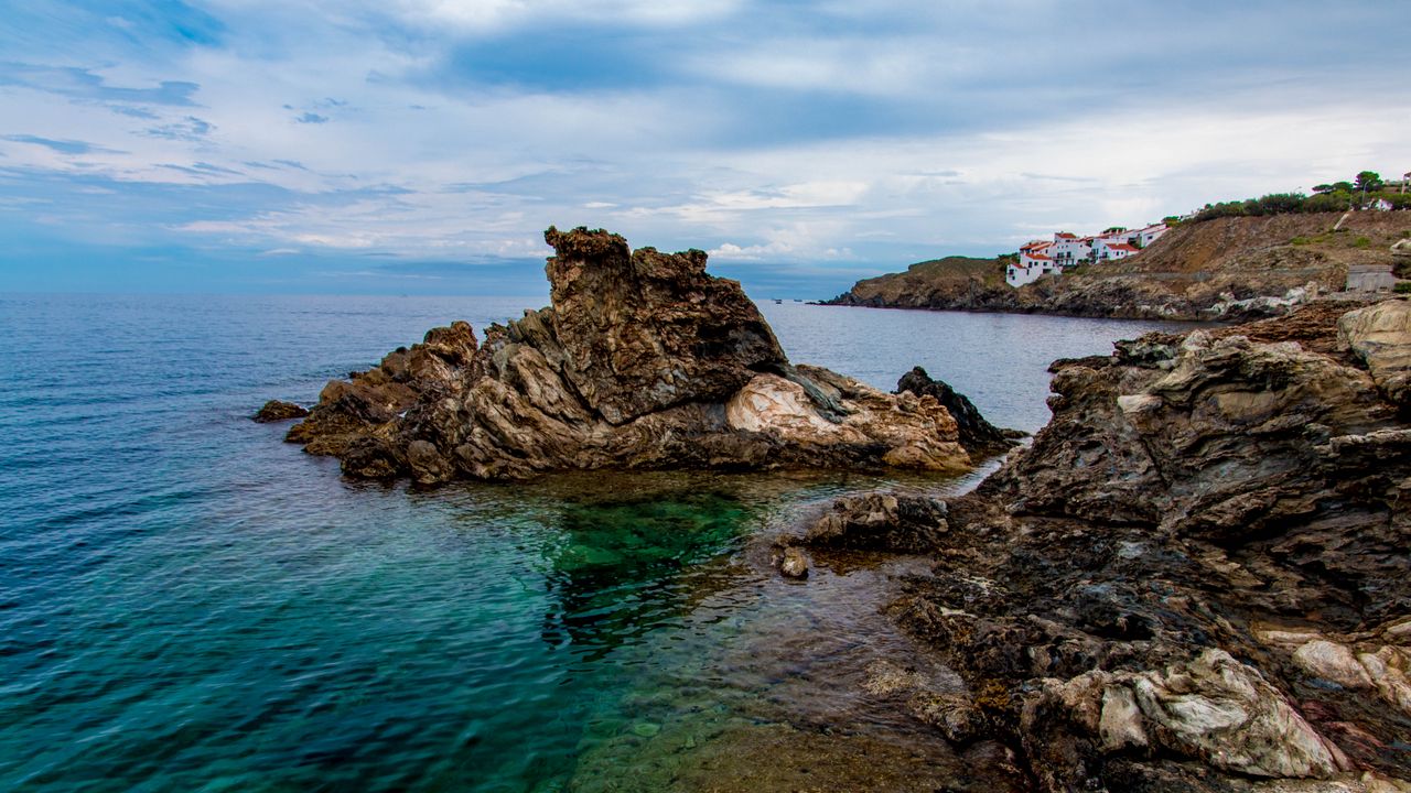 Wallpaper coast, rocks, sea, water, nature